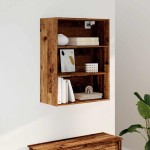 vidaXL Dulap de perete suspendat, lemn vechi, 69,5x32,5x90 cm vidaXL Dulap de perete suspendat, lemn vechi, 69,5x32,5x90 cm