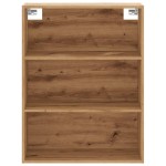 vidaXL Dulap de perete suspendat, Stejar artizanal, 69,5x32,5x90 cm