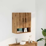 vidaXL Dulap de perete, Stejar artizanal, 60x31x70 cm, lemn compozit