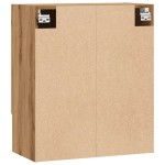 vidaXL Dulap de perete, Stejar artizanal, 60x31x70 cm, lemn compozit
