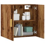 vidaXL Dulap de perete, lemn învechit, 60x31x60 cm, lemn prelucrat