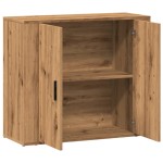 vidaXL Dulap, stejar artizanal, 80x33x70 cm, lemn prelucrat