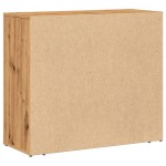 vidaXL Dulap, stejar artizanal, 80x33x70 cm, lemn prelucrat