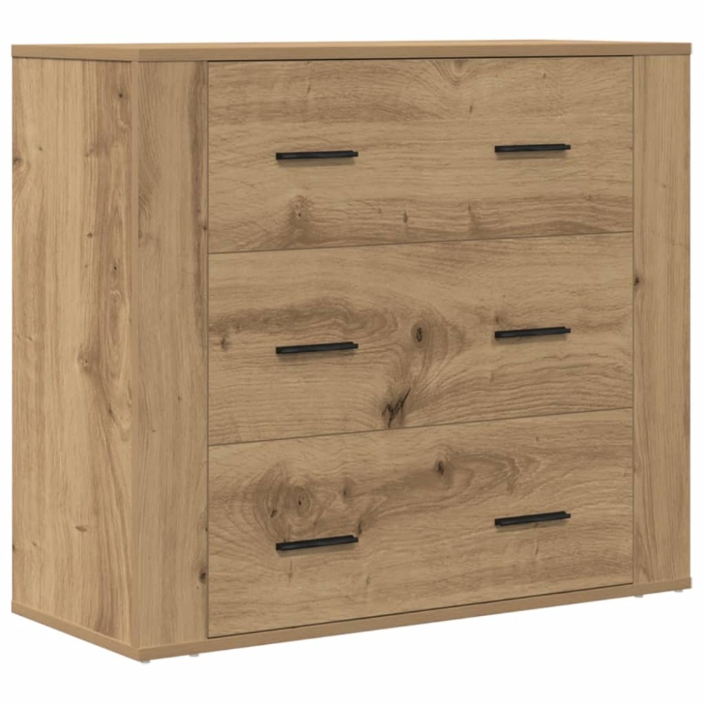 vidaXL Dulap, stejar artizanal, 80x33x70 cm, lemn prelucrat