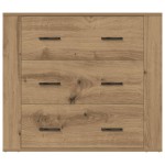 vidaXL Dulap, stejar artizanal, 80x33x70 cm, lemn prelucrat vidaXL Dulap, stejar artizanal, 80x33x70 cm, lemn prelucrat