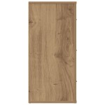 vidaXL Dulap, stejar artizanal, 80x33x70 cm, lemn prelucrat vidaXL Dulap, stejar artizanal, 80x33x70 cm, lemn prelucrat