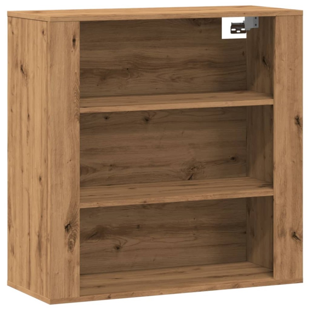 vidaXL Dulap de perete, stejar artizanal,80x33x80 cm, lemn prelucrat