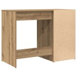 vidaXL Birou, stejar artizanal, 100x49x75 cm, lemn prelucrat