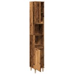 vidaXL Dulap de baie, lemn vechi, 30x30x190 cm, lemn prelucrat vidaXL Dulap de baie, lemn vechi, 30x30x190 cm, lemn prelucrat