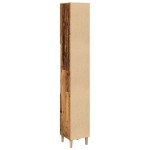 vidaXL Dulap de baie, lemn vechi, 30x30x190 cm, lemn prelucrat vidaXL Dulap de baie, lemn vechi, 30x30x190 cm, lemn prelucrat