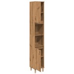 vidaXL Dulap de baie, stejar artizanal, 30x30x190 cm, lemn prelucrat vidaXL Dulap de baie, stejar artizanal, 30x30x190 cm, lemn prelucrat