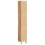 vidaXL Dulap de baie, stejar artizanal, 30x30x190 cm, lemn prelucrat vidaXL Dulap de baie, stejar artizanal, 30x30x190 cm, lemn prelucrat