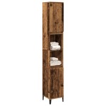 vidaXL Dulap de baie, lemn vechi, 30x30x190 cm, lemn prelucrat vidaXL Dulap de baie, lemn vechi, 30x30x190 cm, lemn prelucrat