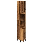 vidaXL Dulap de baie, lemn vechi, 30x30x190 cm, lemn prelucrat vidaXL Dulap de baie, lemn vechi, 30x30x190 cm, lemn prelucrat