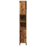 vidaXL Dulap de baie, lemn vechi, 30x30x190 cm, lemn prelucrat vidaXL Dulap de baie, lemn vechi, 30x30x190 cm, lemn prelucrat