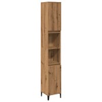 vidaXL Dulap de baie, stejar artizanal, 30x30x190 cm, lemn prelucrat vidaXL Dulap de baie, stejar artizanal, 30x30x190 cm, lemn prelucrat