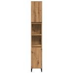 vidaXL Dulap de baie, stejar artizanal, 30x30x190 cm, lemn prelucrat vidaXL Dulap de baie, stejar artizanal, 30x30x190 cm, lemn prelucrat