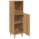 vidaXL Dulap de baie, stejar artizanal, 30x30x100 cm, lemn prelucrat vidaXL Dulap de baie, stejar artizanal, 30x30x100 cm, lemn prelucrat