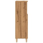 vidaXL Dulap de baie, stejar artizanal, 30x30x100 cm, lemn prelucrat vidaXL Dulap de baie, stejar artizanal, 30x30x100 cm, lemn prelucrat