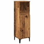 vidaXL Dulap de baie, lemn vechi, 30x30x100 cm, lemn prelucrat vidaXL Dulap de baie, lemn vechi, 30x30x100 cm, lemn prelucrat