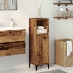 vidaXL Dulap de baie, lemn vechi, 30x30x100 cm, lemn prelucrat vidaXL Dulap de baie, lemn vechi, 30x30x100 cm, lemn prelucrat