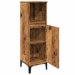 vidaXL Dulap de baie, lemn vechi, 30x30x100 cm, lemn prelucrat vidaXL Dulap de baie, lemn vechi, 30x30x100 cm, lemn prelucrat