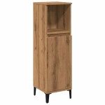 vidaXL Dulap de baie, stejar artizanal, 30x30x100 cm, lemn prelucrat vidaXL Dulap de baie, stejar artizanal, 30x30x100 cm, lemn prelucrat