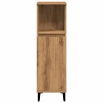 vidaXL Dulap de baie, stejar artizanal, 30x30x100 cm, lemn prelucrat vidaXL Dulap de baie, stejar artizanal, 30x30x100 cm, lemn prelucrat