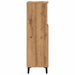 vidaXL Dulap de baie, stejar artizanal, 30x30x100 cm, lemn prelucrat vidaXL Dulap de baie, stejar artizanal, 30x30x100 cm, lemn prelucrat