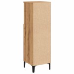 vidaXL Dulap de baie, stejar artizanal, 30x30x100 cm, lemn prelucrat vidaXL Dulap de baie, stejar artizanal, 30x30x100 cm, lemn prelucrat