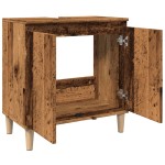vidaXL Dulap de chiuvetă, lemn vechi, 58x33x60 cm, lemn prelucrat vidaXL Dulap de chiuvetă, lemn vechi, 58x33x60 cm, lemn prelucrat