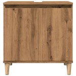 vidaXL Dulap de chiuvetă, stejar artizanal, 58x33x60 cm lemn prelucrat vidaXL Dulap de chiuvetă, stejar artizanal, 58x33x60 cm lemn prelucrat