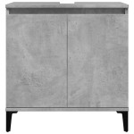 vidaXL Dulap de chiuvetă, gri beton, 58x33x60 cm, lemn prelucrat vidaXL Dulap de chiuvetă, gri beton, 58x33x60 cm, lemn prelucrat