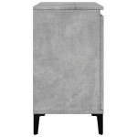 vidaXL Dulap de chiuvetă, gri beton, 58x33x60 cm, lemn prelucrat vidaXL Dulap de chiuvetă, gri beton, 58x33x60 cm, lemn prelucrat