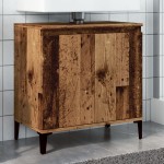 vidaXL Dulap de chiuvetă, lemn vechi, 58x33x60 cm, lemn prelucrat vidaXL Dulap de chiuvetă, lemn vechi, 58x33x60 cm, lemn prelucrat