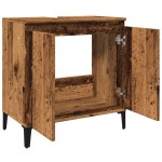 vidaXL Dulap de chiuvetă, lemn vechi, 58x33x60 cm, lemn prelucrat vidaXL Dulap de chiuvetă, lemn vechi, 58x33x60 cm, lemn prelucrat