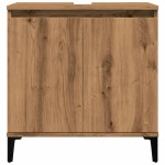 vidaXL Dulap de chiuvetă, stejar artizanal, 58x33x60 cm lemn prelucrat vidaXL Dulap de chiuvetă, stejar artizanal, 58x33x60 cm lemn prelucrat