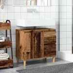 vidaXL Dulap de chiuvetă, lemn vechi, 65x33x60 cm, lemn prelucrat vidaXL Dulap de chiuvetă, lemn vechi, 65x33x60 cm, lemn prelucrat