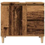 vidaXL Dulap de chiuvetă, lemn vechi, 65x33x60 cm, lemn prelucrat vidaXL Dulap de chiuvetă, lemn vechi, 65x33x60 cm, lemn prelucrat