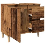 vidaXL Dulap de chiuvetă, lemn vechi, 65x33x60 cm, lemn prelucrat vidaXL Dulap de chiuvetă, lemn vechi, 65x33x60 cm, lemn prelucrat