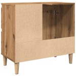 vidaXL Dulap de chiuvetă, stejar artizanal, 65x33x60 cm lemn prelucrat vidaXL Dulap de chiuvetă, stejar artizanal, 65x33x60 cm lemn prelucrat