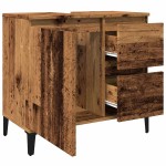 vidaXL Dulap de chiuvetă, lemn vechi, 65x33x60 cm, lemn prelucrat vidaXL Dulap de chiuvetă, lemn vechi, 65x33x60 cm, lemn prelucrat