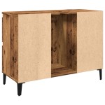 vidaXL Dulap de chiuvetă, lemn vechi, 80x33x60 cm, lemn prelucrat vidaXL Dulap de chiuvetă, lemn vechi, 80x33x60 cm, lemn prelucrat