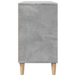 vidaXL Dulap pentru baie, gri beton, 80x33x60 cm, lemn compozit vidaXL Dulap pentru baie, gri beton, 80x33x60 cm, lemn compozit