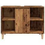 vidaXL Dulap pentru baie, lemn vechi, 80x33x60 cm, lemn prelucrat vidaXL Dulap pentru baie, lemn vechi, 80x33x60 cm, lemn prelucrat