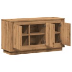 vidaXL Servantă, stejar artizanal, 102x35x55 cm, lemn prelucrat
