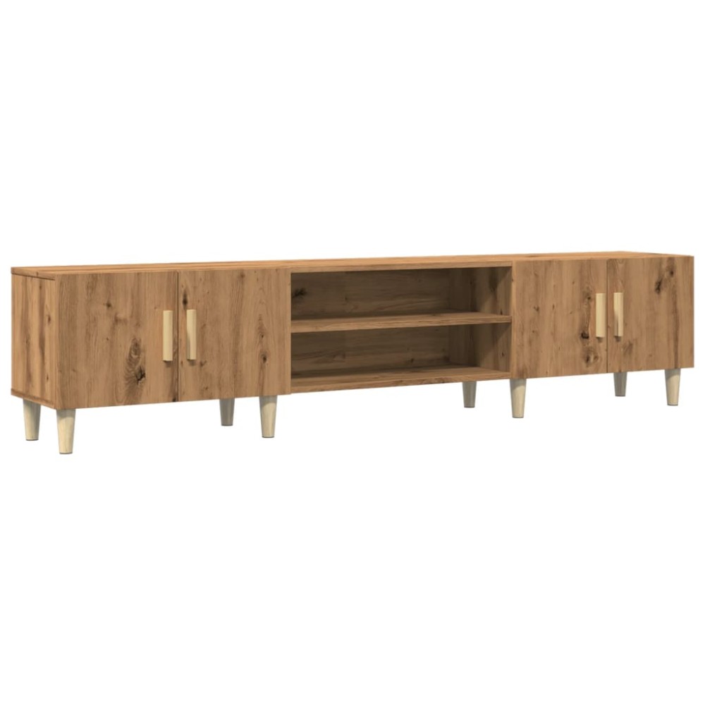 vidaXL Dulap TV, stejar artizanal, 180x31,5x40 cm, lemn prelucrat