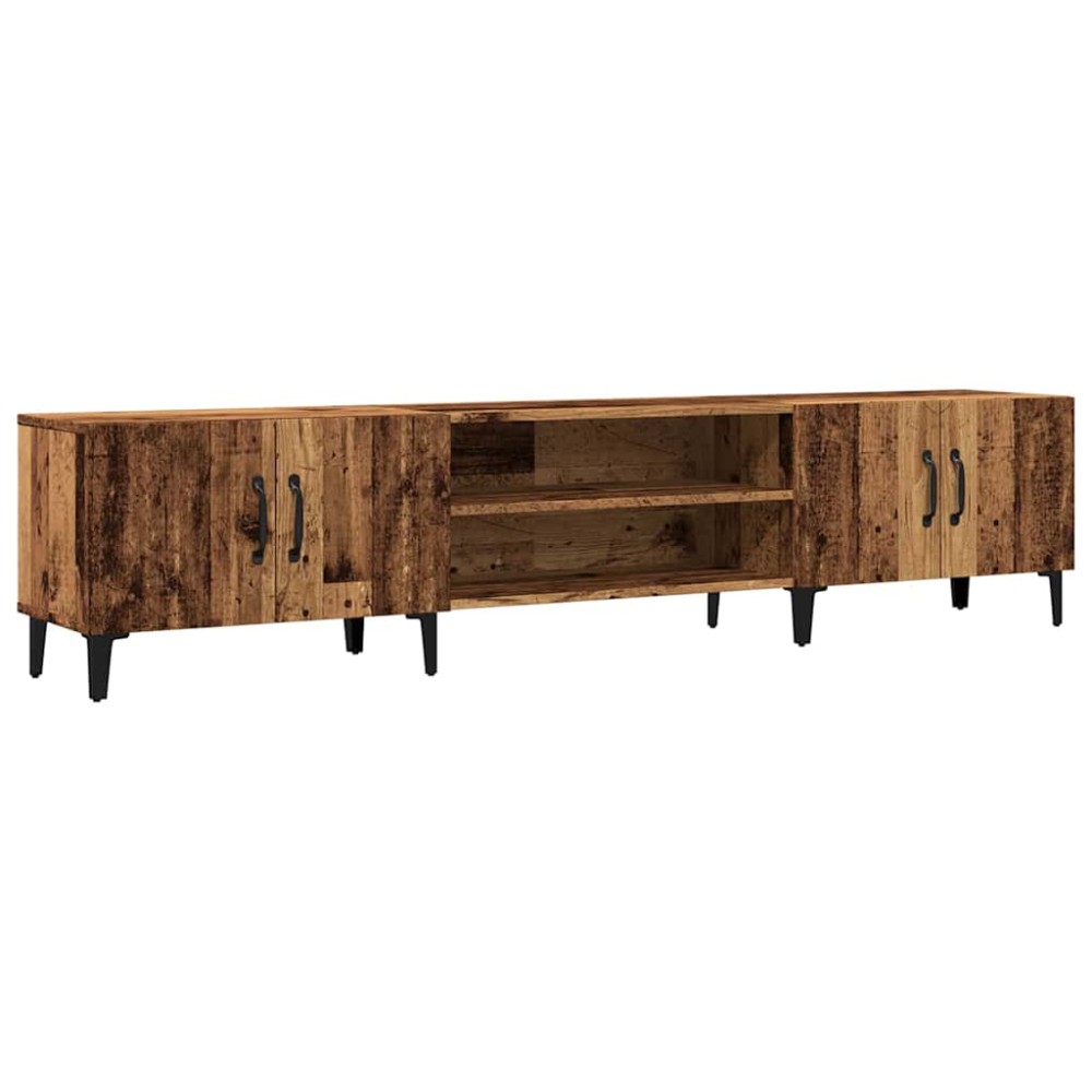 vidaXL Comodă TV, lemn vechi, 180x31,5x40 cm, lemn prelucrat