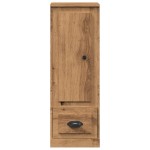 vidaXL Dulap înalt, stejar artizanal, 36x35,5x103,5 cm, lemn prelucrat