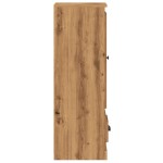 vidaXL Dulap înalt, stejar artizanal, 36x35,5x103,5 cm, lemn prelucrat